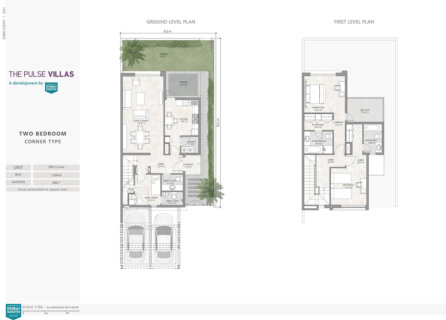 The Pulse Townhouses and Villas - Floor Plan
