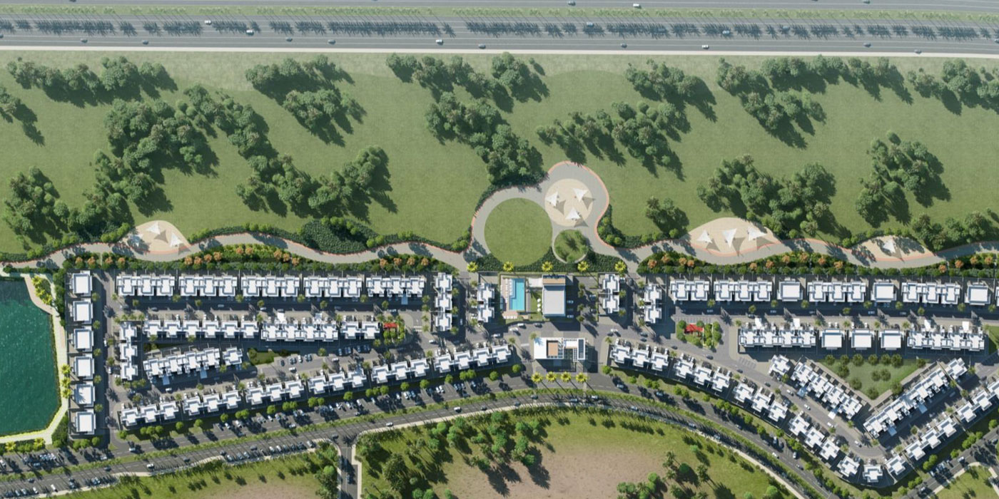 The Pulse townhouses and Villas at Dubai South - Master Plan Master Plan